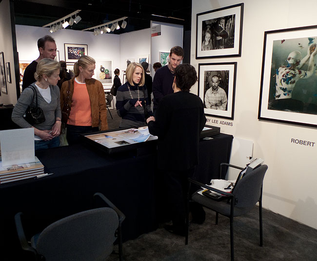 Thus usual AIPAD crowd.