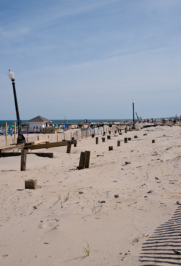 Vertical image of Ocean Grove Boardwalk. ©2013 Dave Ortiz