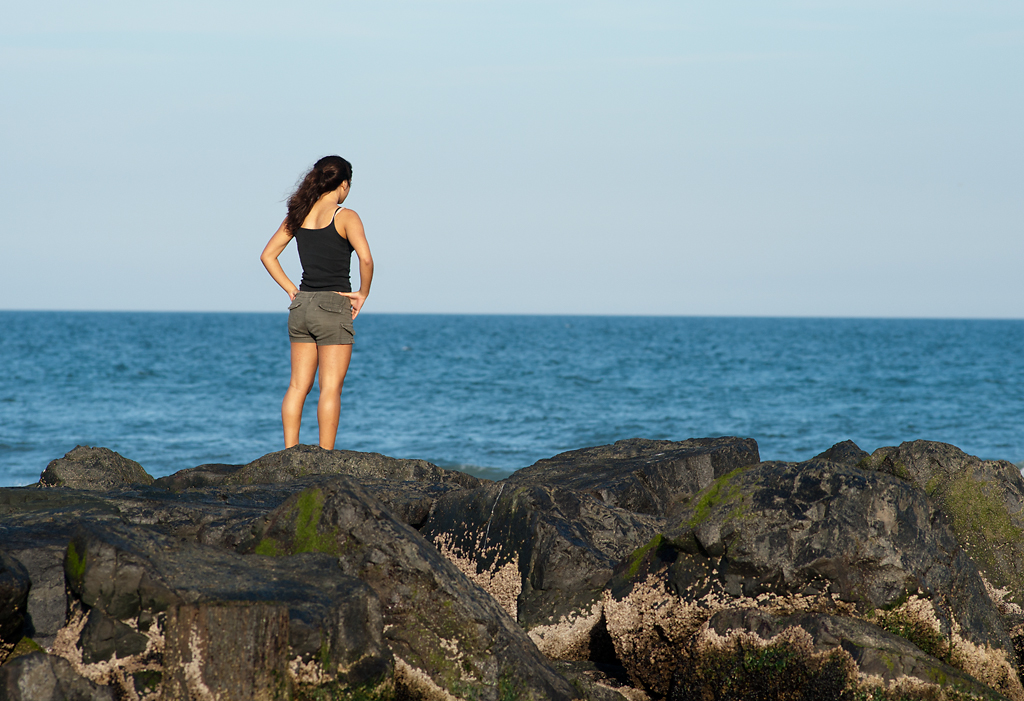 "Where be the Black Pearl", My daughter fancies herself Jack Sparrow like. ©2014 Dave Ortiz